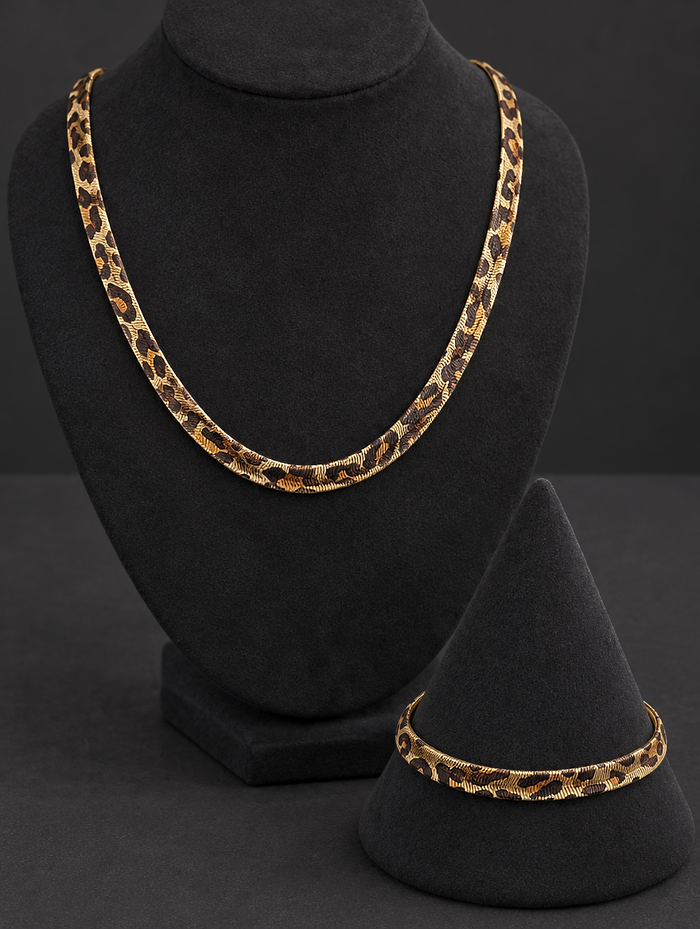 Necklace + Bracelet — Gold