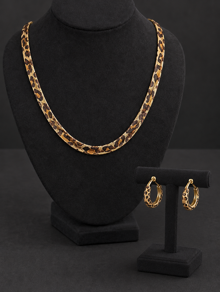 Necklace + Hoops — Gold