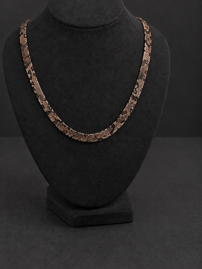 Snake Necklace — Python Brown